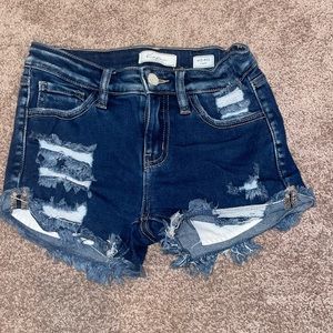 Girls Kancan signature mid-rise shorts
